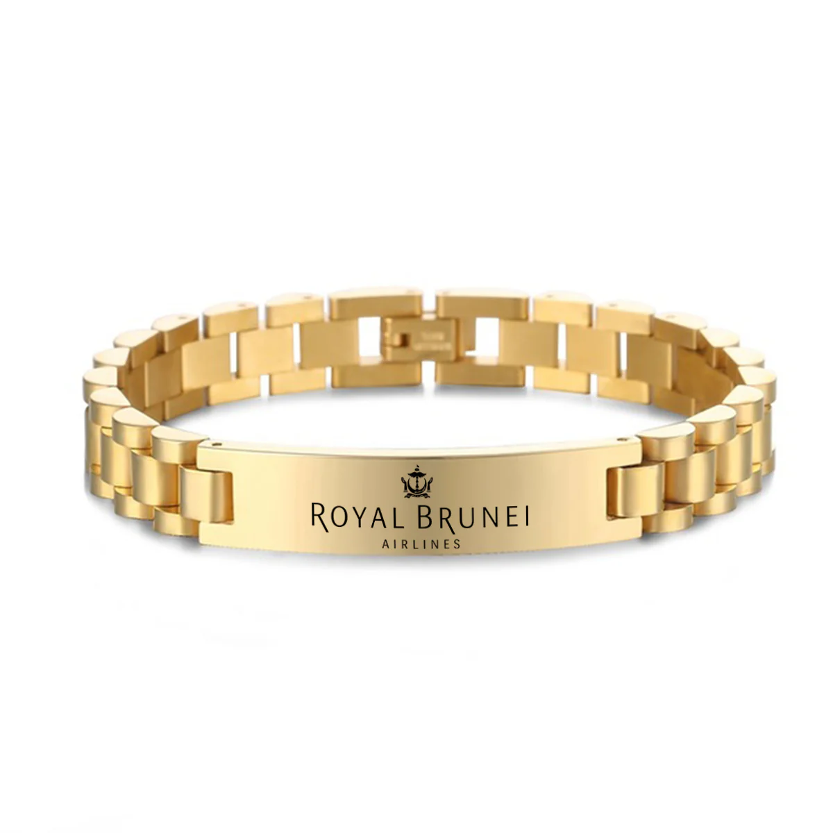 Royal Brunei Airlines Designed Stainless Steel Chain Bracelets - Image 4