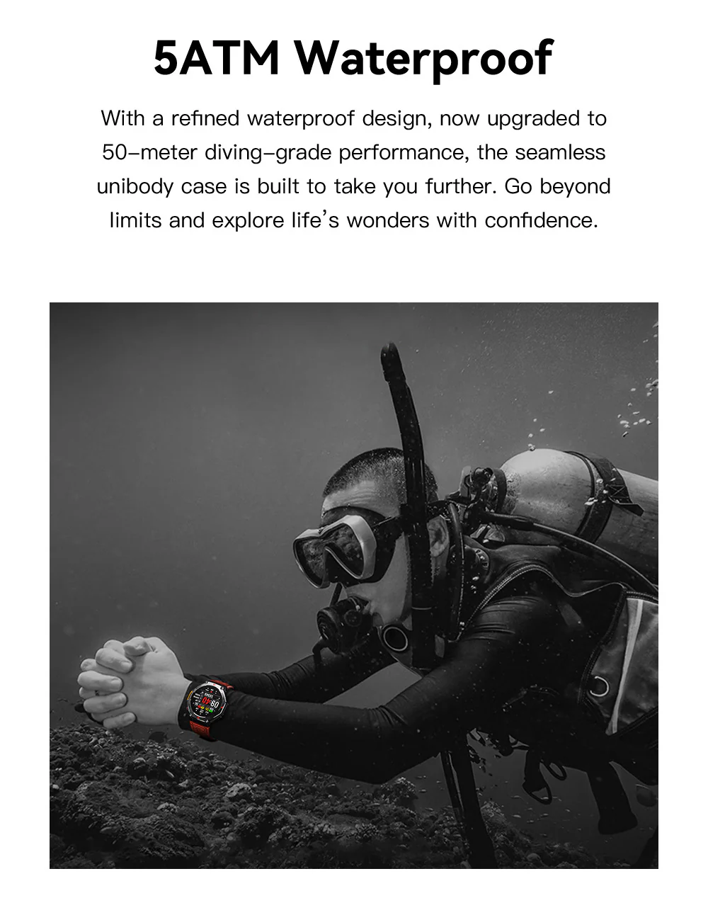Rugged Military Smartwatch: Men's Outdoor Sports Watch with GPS Tracking, 5ATM Waterproof & HD Bluetooth Calls - Image 26