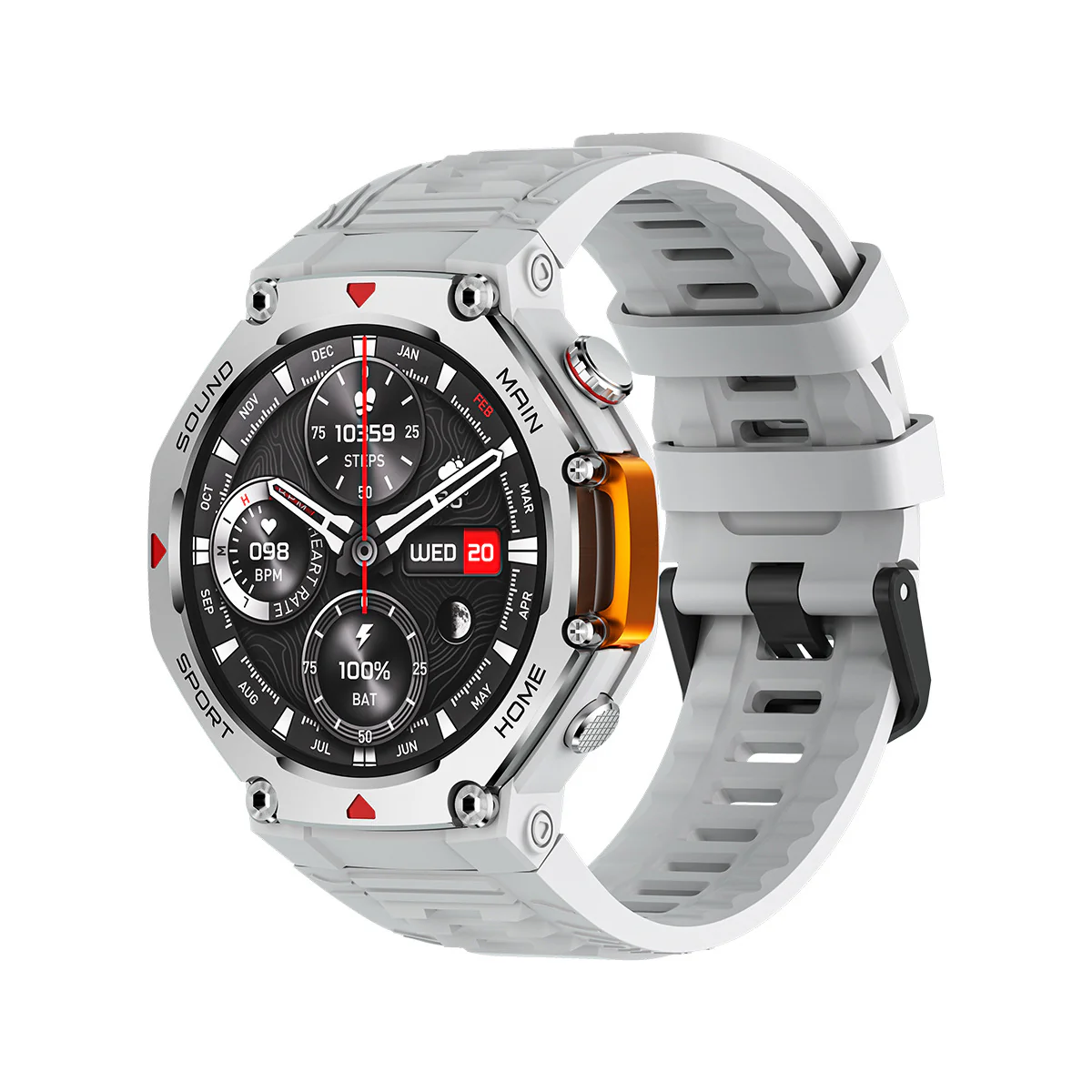 Rugged Military Smartwatch: Men's Outdoor Sports Watch with GPS Tracking, 5ATM Waterproof & HD Bluetooth Calls - Image 5