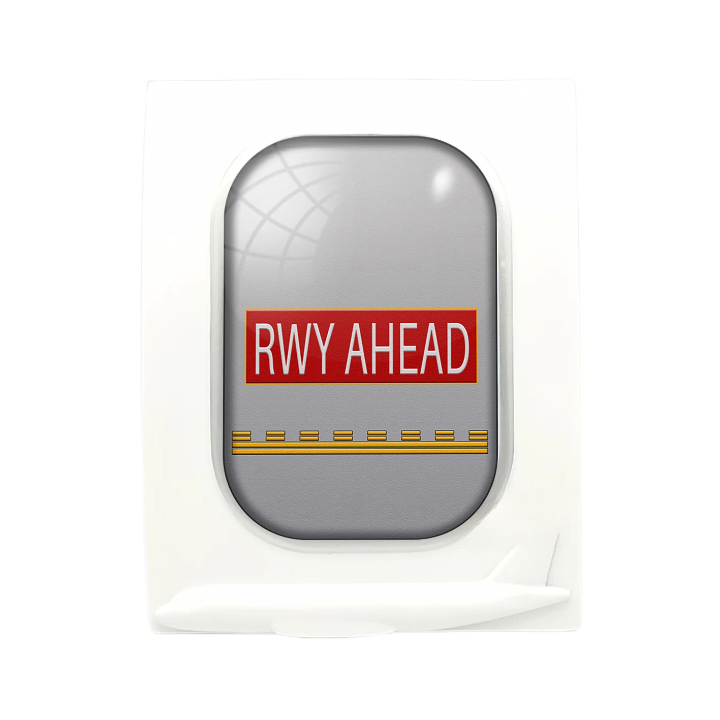 Runway Ahead Designed Airplane Window Photo Frame - Image 4