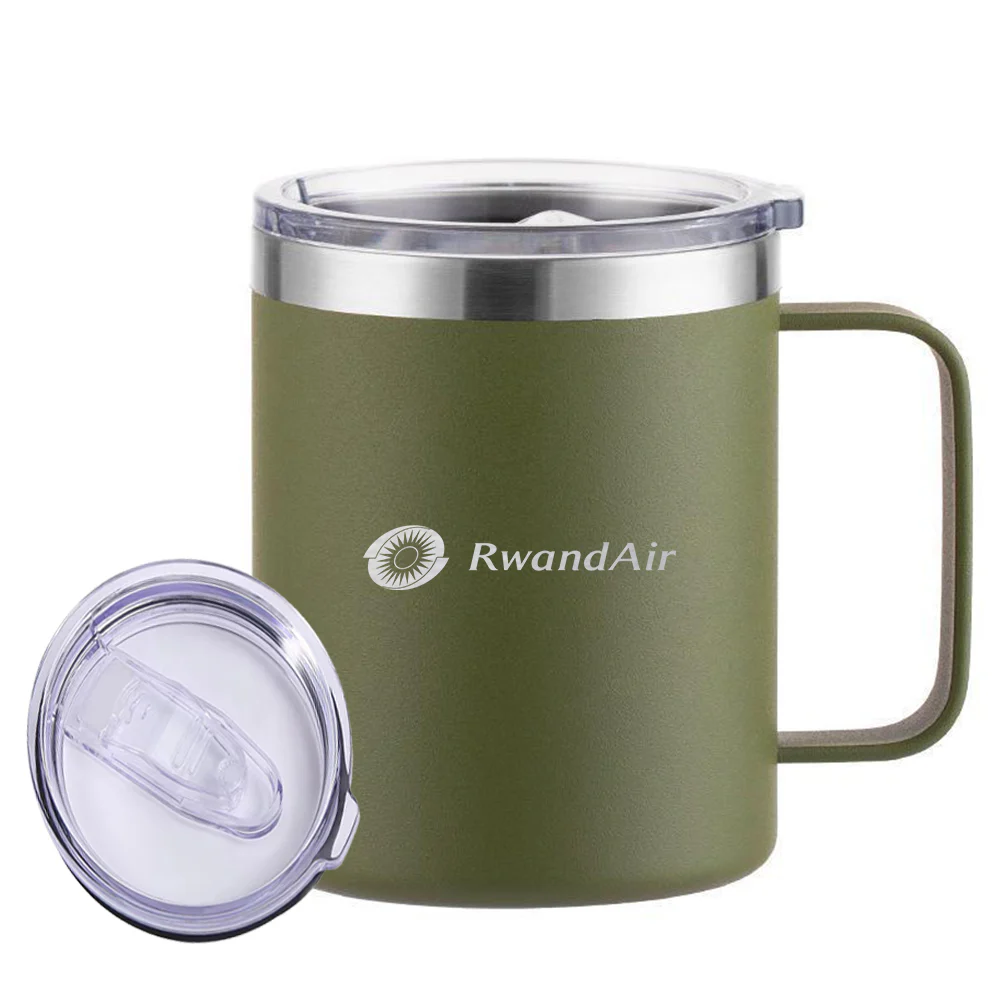 RwandAir Airlines Designed Stainless Steel Laser Engraved Mugs - Image 8