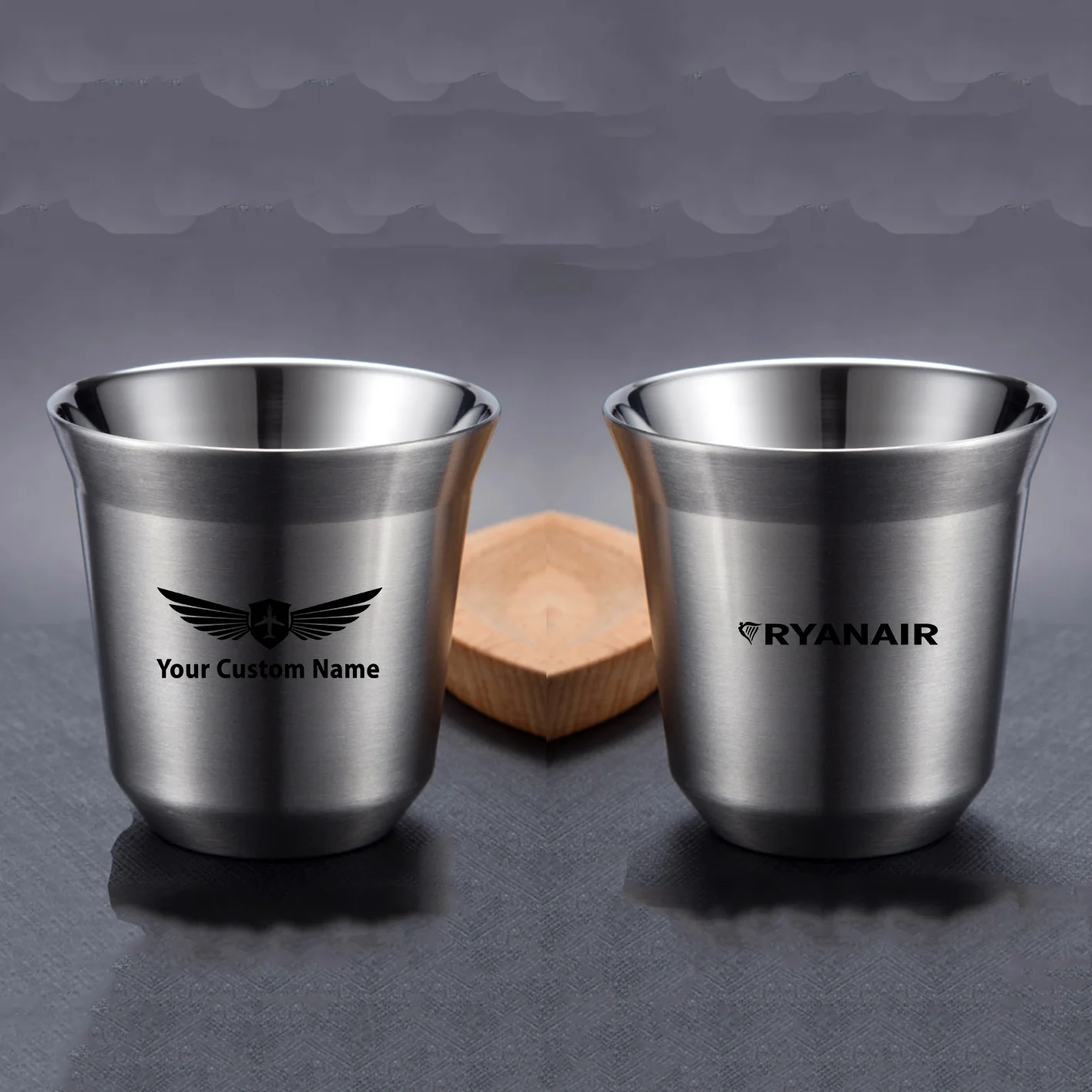 Ryanair Airlines Designed Double Wall Stainless Steel Coffee Mugs - Image 15