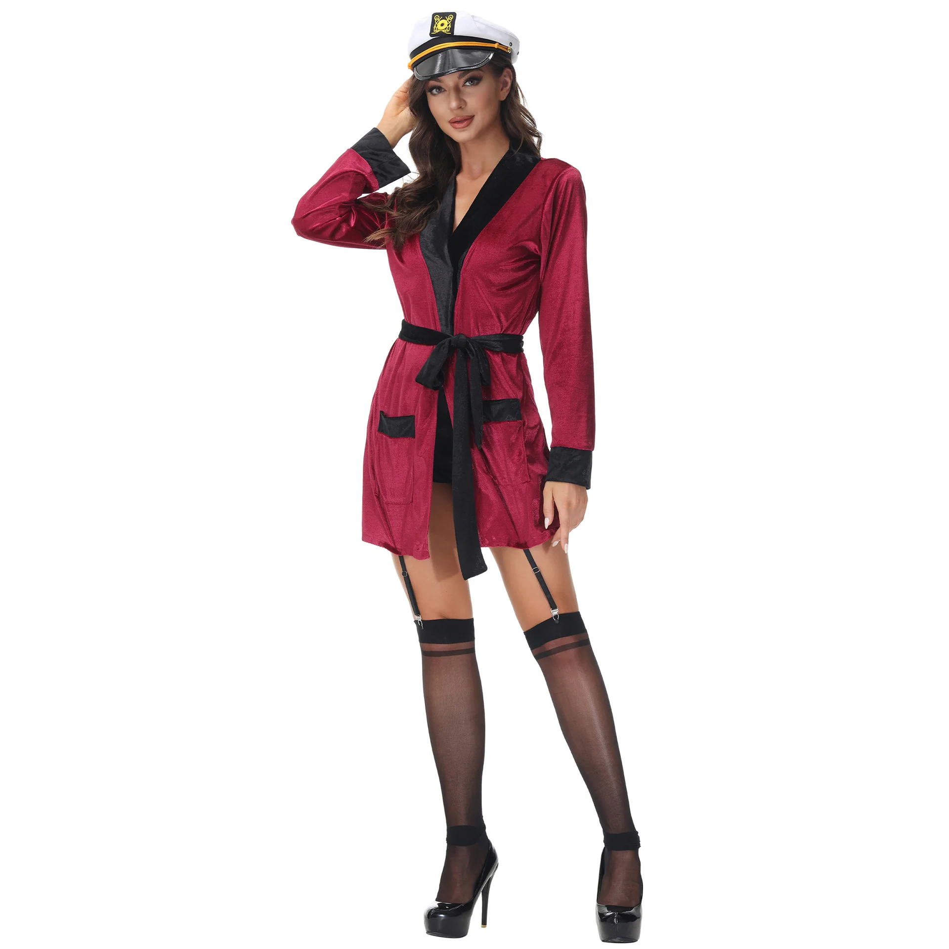 Sailor Suit  Female Pilot & Aviator Jumpsuit for WOMEN (Halloween) - Image 4