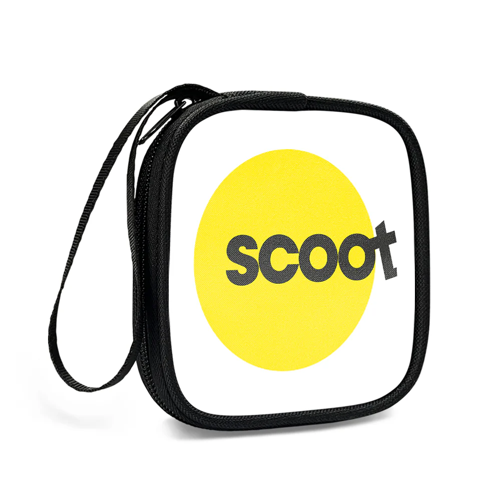 Scoot Airlines Designed Portable Headphone Bag - Image 3