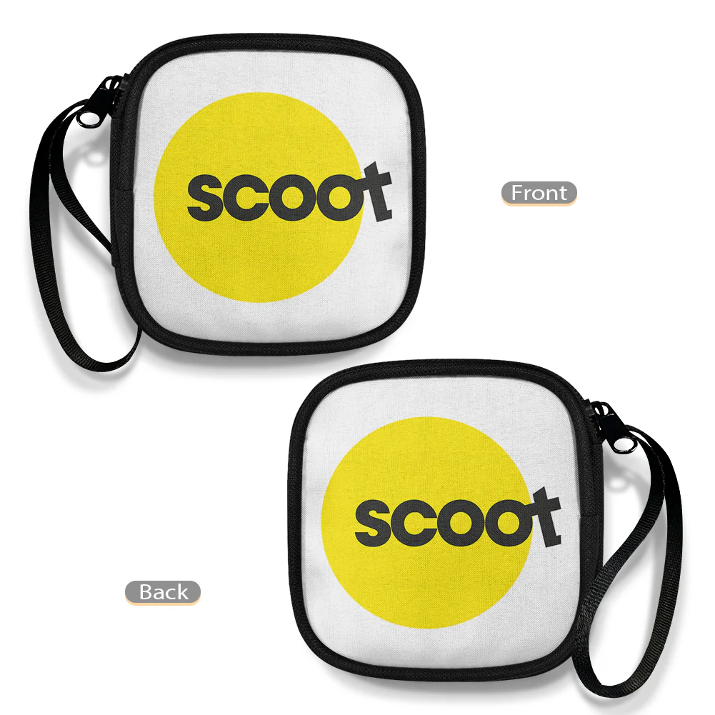 Scoot Airlines Designed Portable Headphone Bag - Image 4