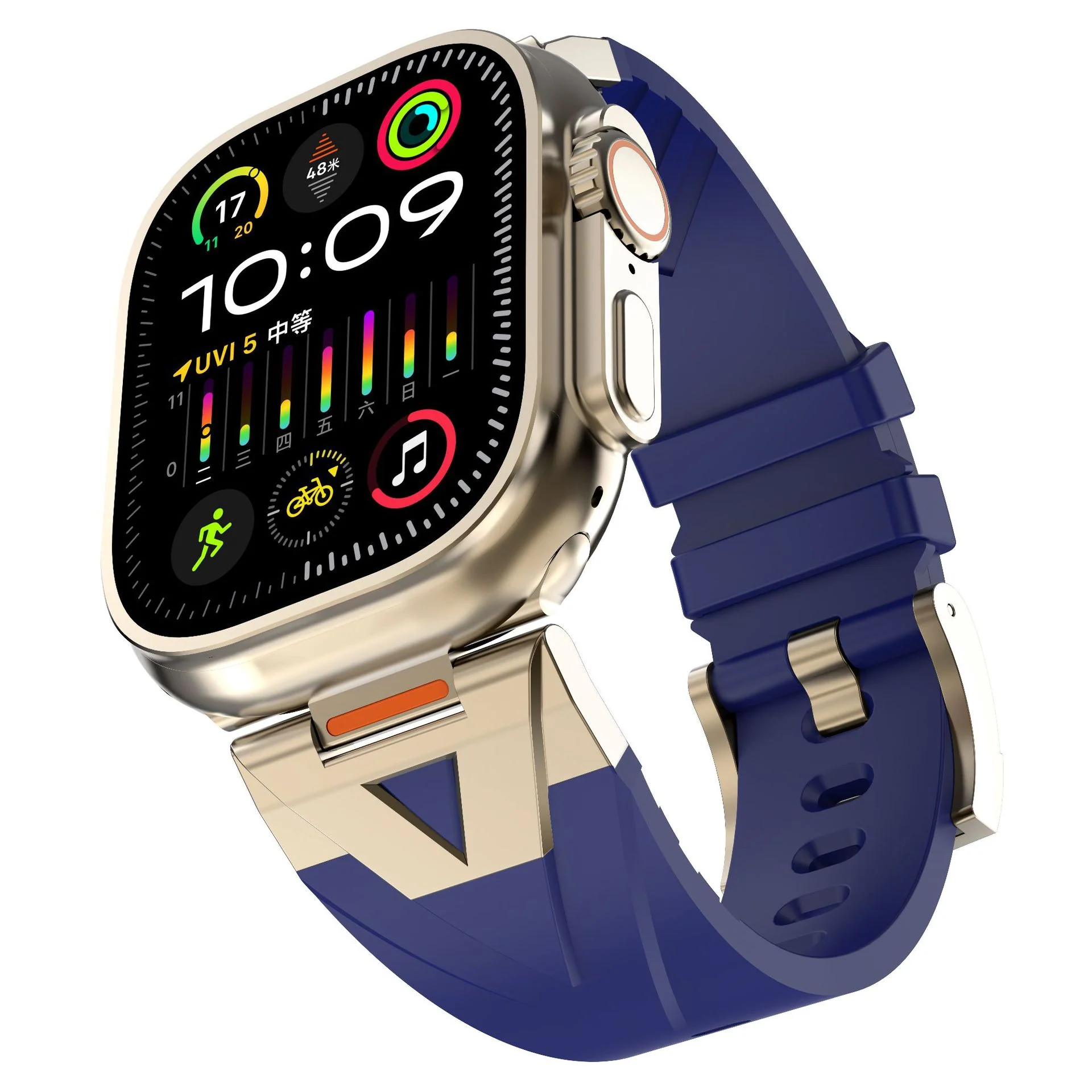 Silicone Sport Band For Apple Watch Strap Bracelet - Image 4