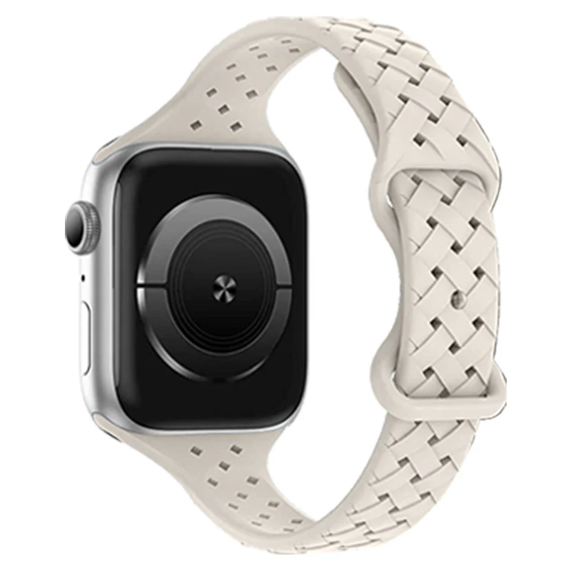 Silicone Strap for Apple Watch Band Ultra 2 Sport Breathable Bracelet - Image 10