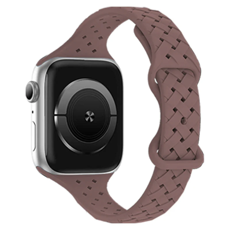 Silicone Strap for Apple Watch Band Ultra 2 Sport Breathable Bracelet - Image 8