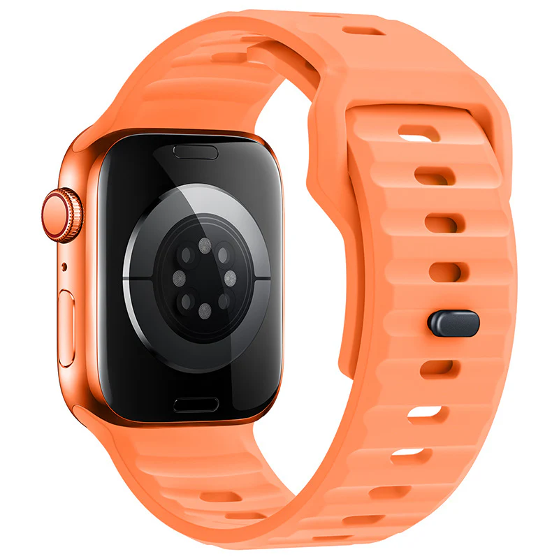 Silicone Strap For Apple Watch Series Soft Waterproof Sports Versatile - Image 13