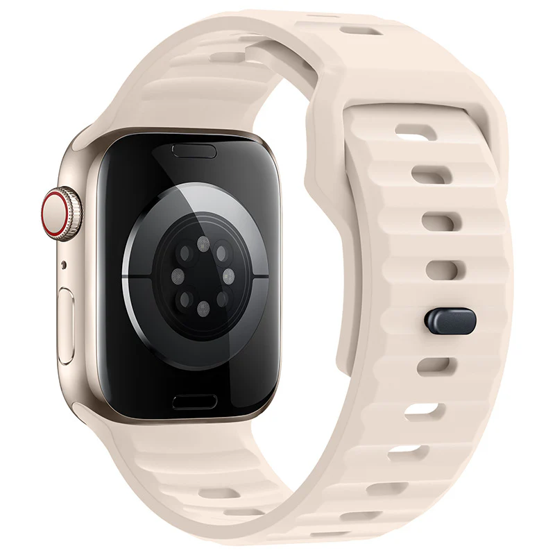 Silicone Strap For Apple Watch Series Soft Waterproof Sports Versatile - Image 17