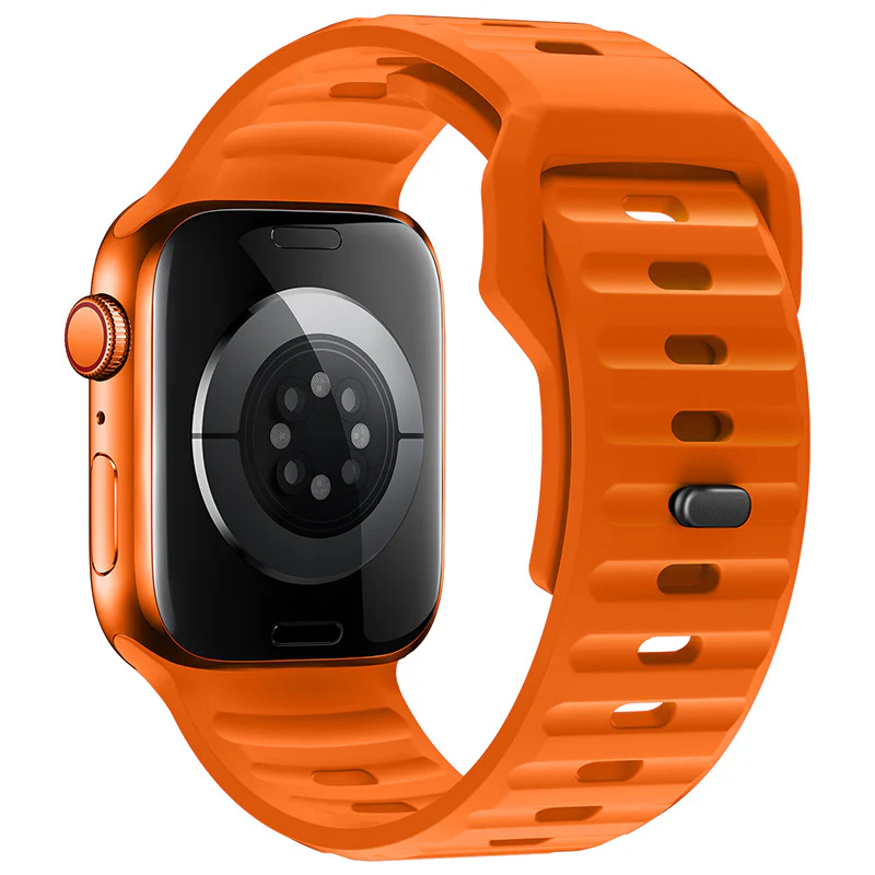 Silicone Strap For Apple Watch Series Soft Waterproof Sports Versatile - Image 19