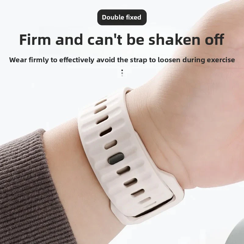 Silicone Strap For Apple Watch Series Soft Waterproof Sports Versatile - Image 21