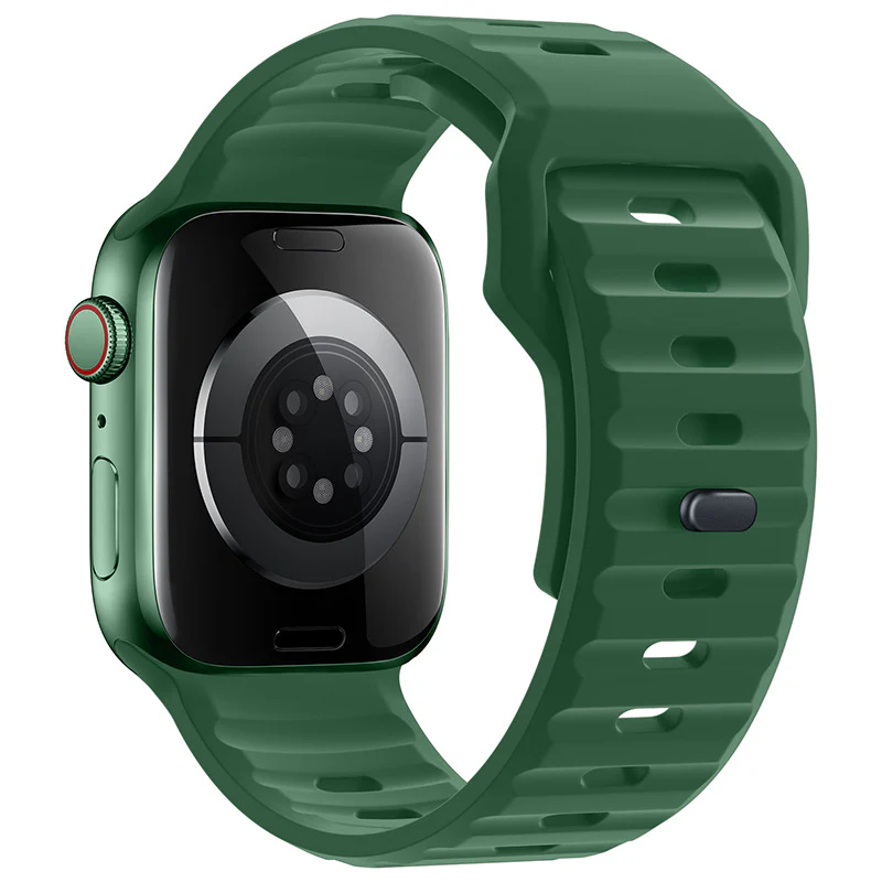 Silicone Strap For Apple Watch Series Soft Waterproof Sports Versatile - Image 4