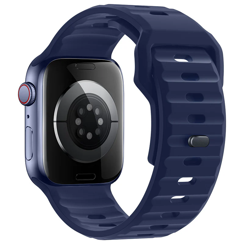 Silicone Strap For Apple Watch Series Soft Waterproof Sports Versatile - Image 5