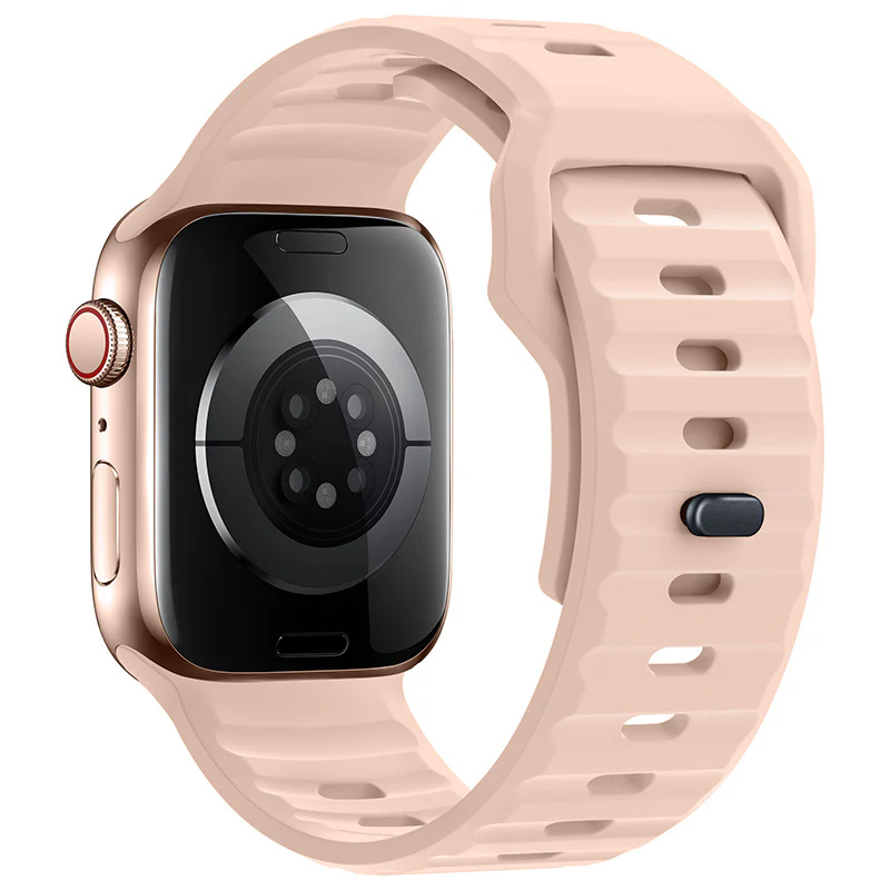 Silicone Strap For Apple Watch Series Soft Waterproof Sports Versatile - Image 6