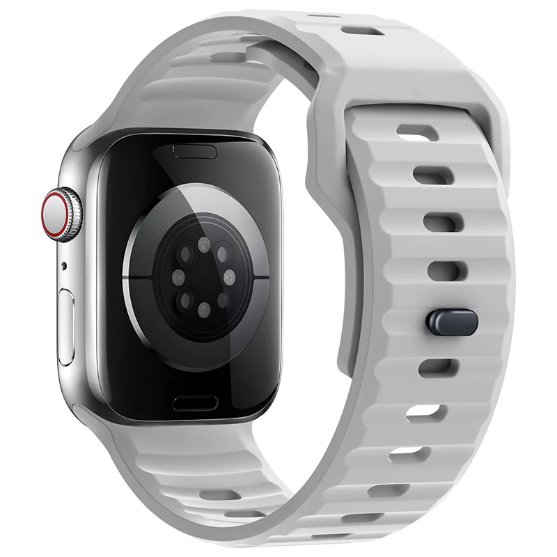 Silicone Strap For Apple Watch Series Soft Waterproof Sports Versatile - Image 8