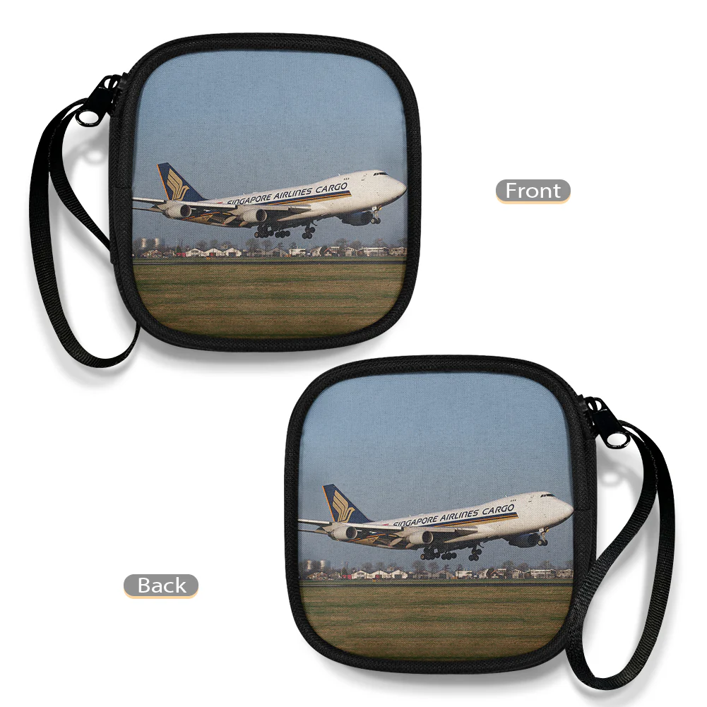 Singapore Airlines Cargo Boeing 747 Designed Portable Headphone Bag - Image 4