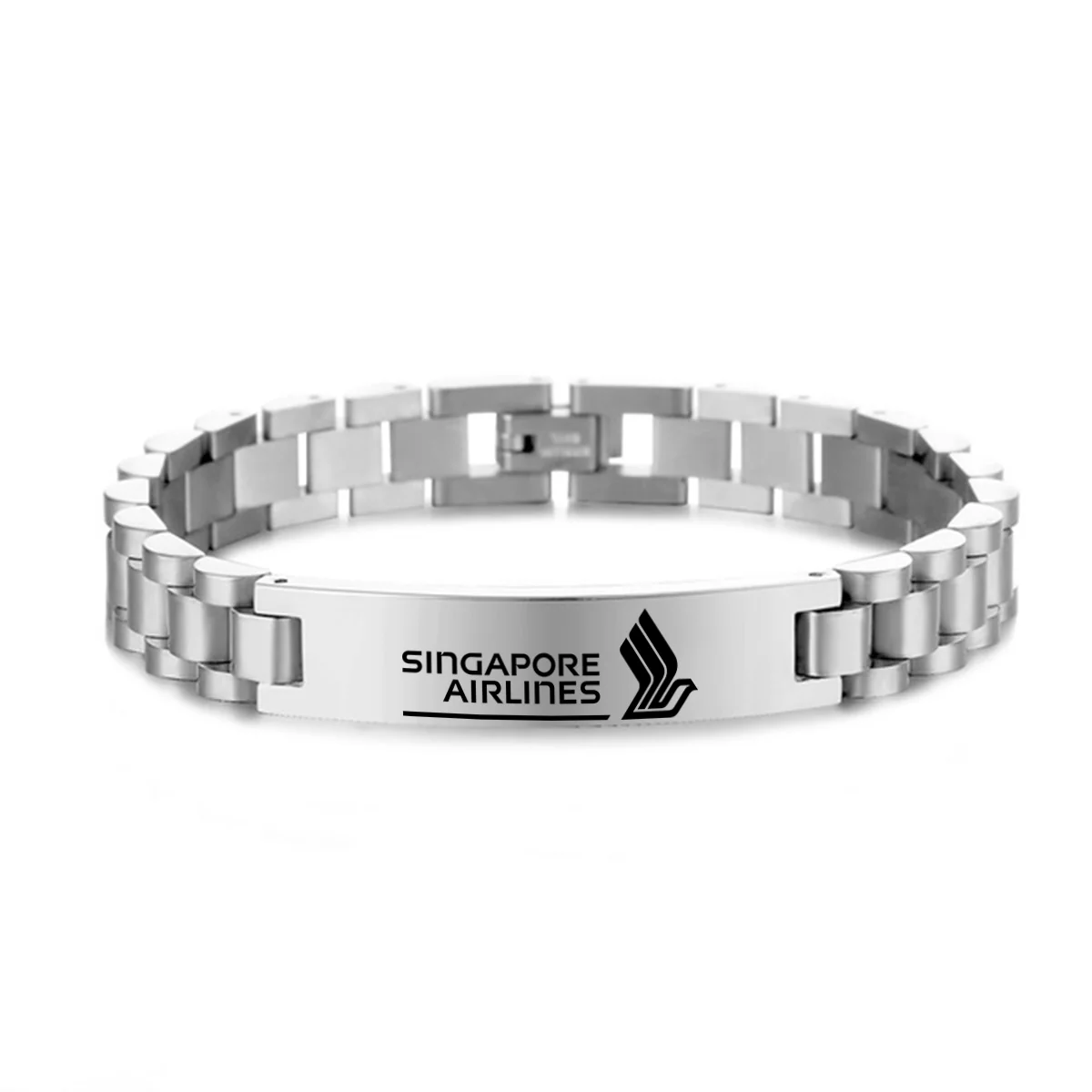 Singapore Airlines Designed Stainless Steel Chain Bracelets - Image 2