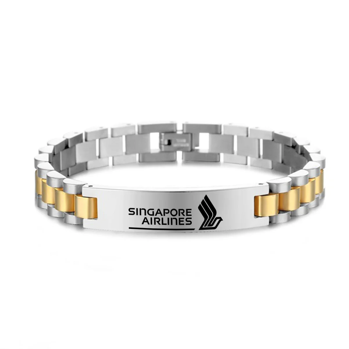 Singapore Airlines Designed Stainless Steel Chain Bracelets - Image 3