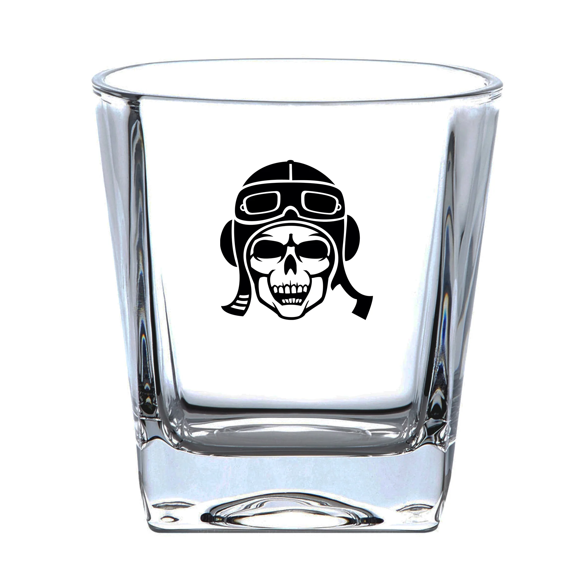 Skeleton Pilot Designed Whiskey Glass - Image 2