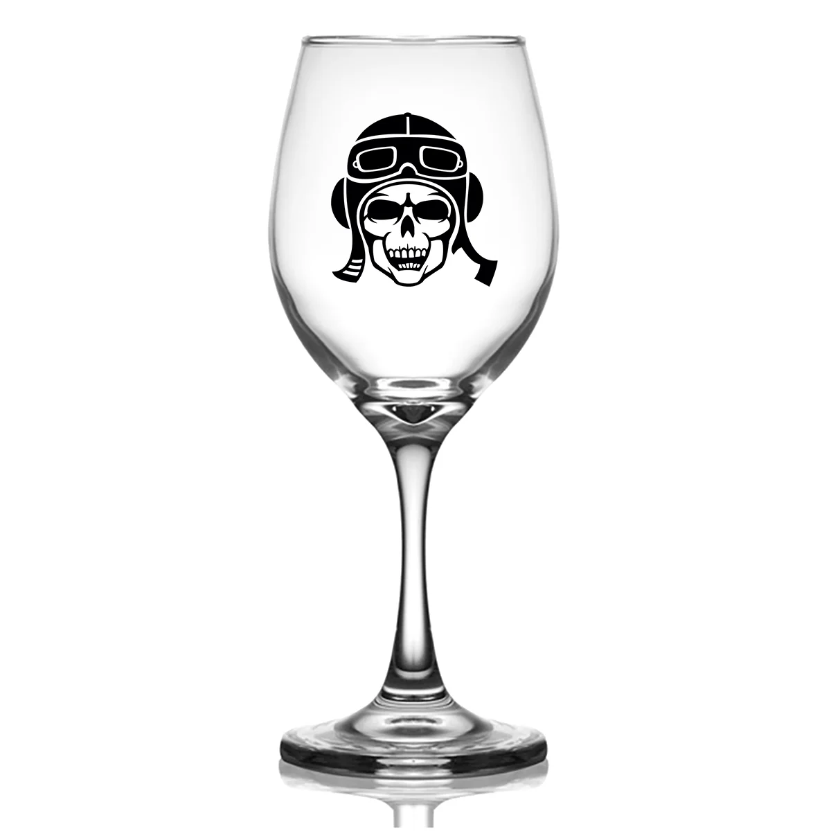 Skeleton Pilot Designed Wine Glasses - Image 2