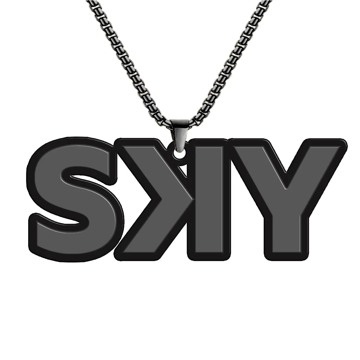 SKY Airline Designed Hollow Necklace - Image 4