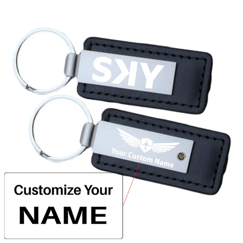 SKY Airline Faux Leather Key Chains - Image 3