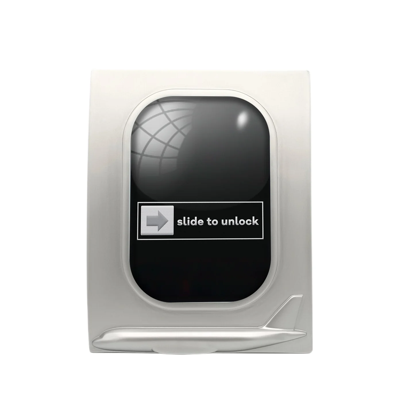 Slide to Unlock Designed Airplane Window Photo Frame - Image 2