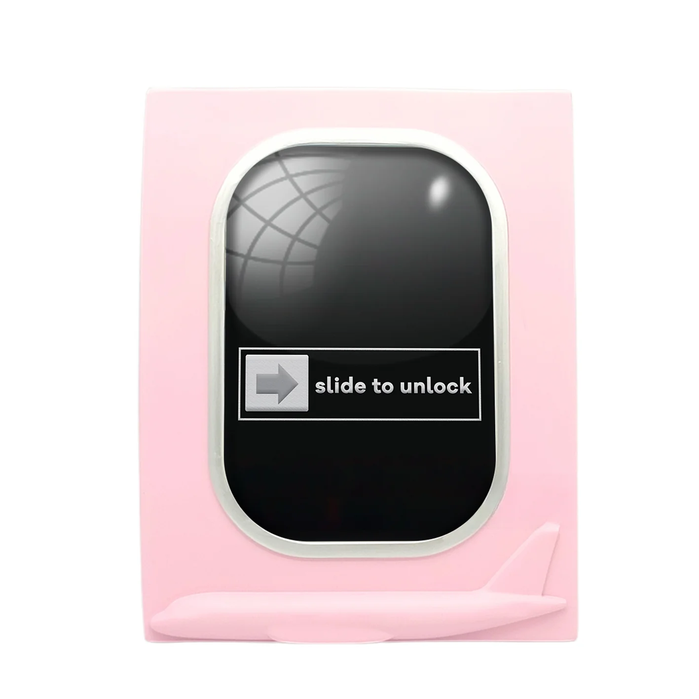 Slide to Unlock Designed Airplane Window Photo Frame - Image 3