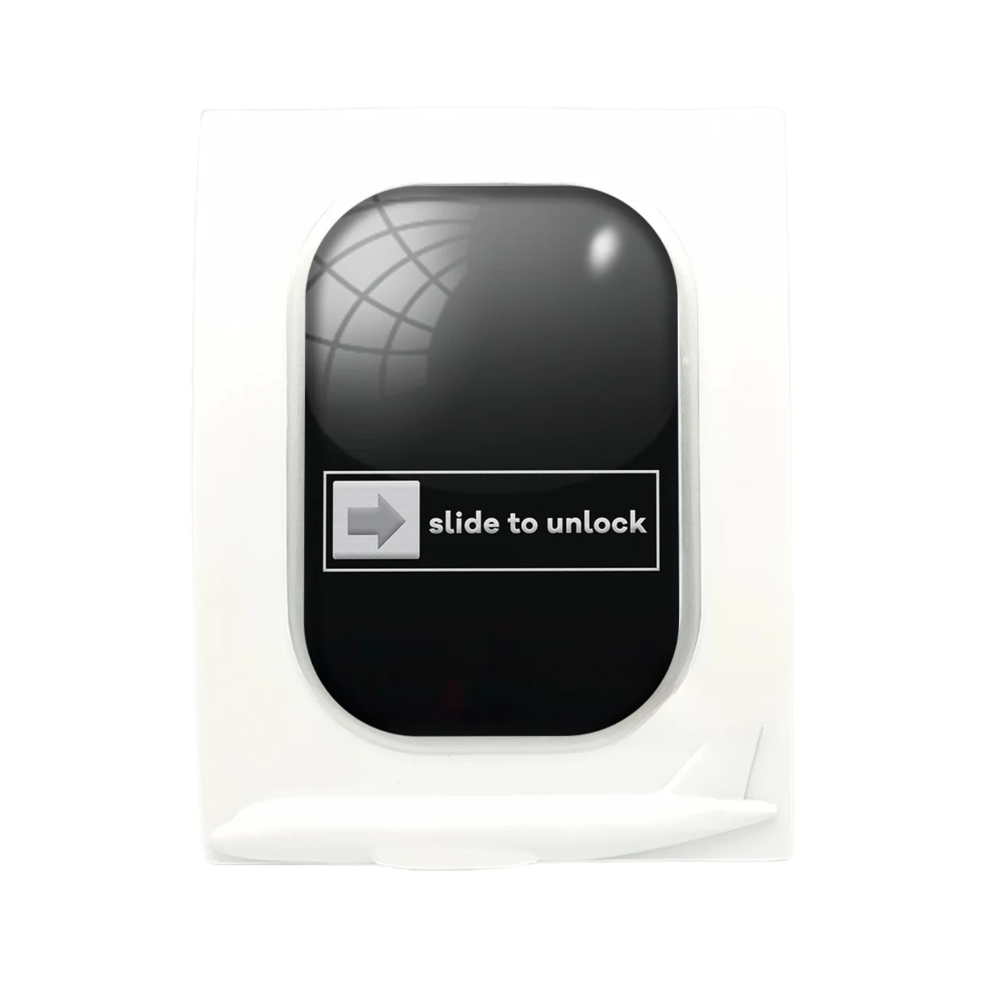 Slide to Unlock Designed Airplane Window Photo Frame - Image 4