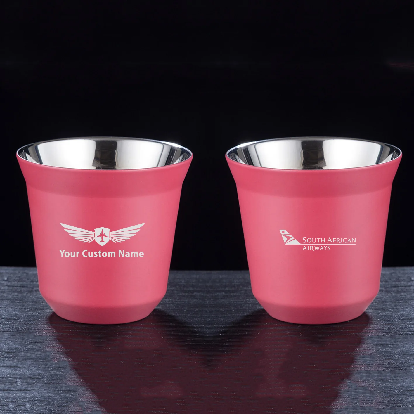 South African Airways Designed Double Wall Stainless Steel Coffee Mugs - Image 11