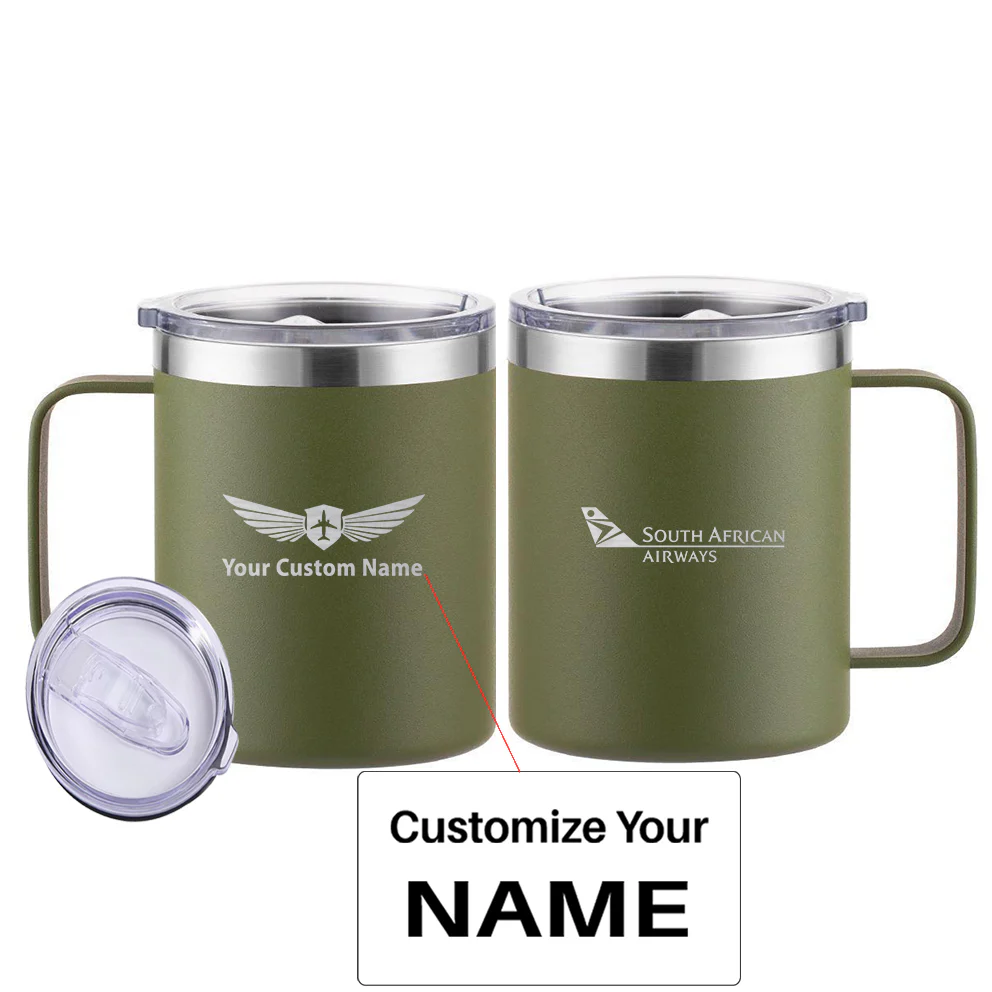 South African Airways Designed Stainless Steel Laser Engraved Mugs - Image 7