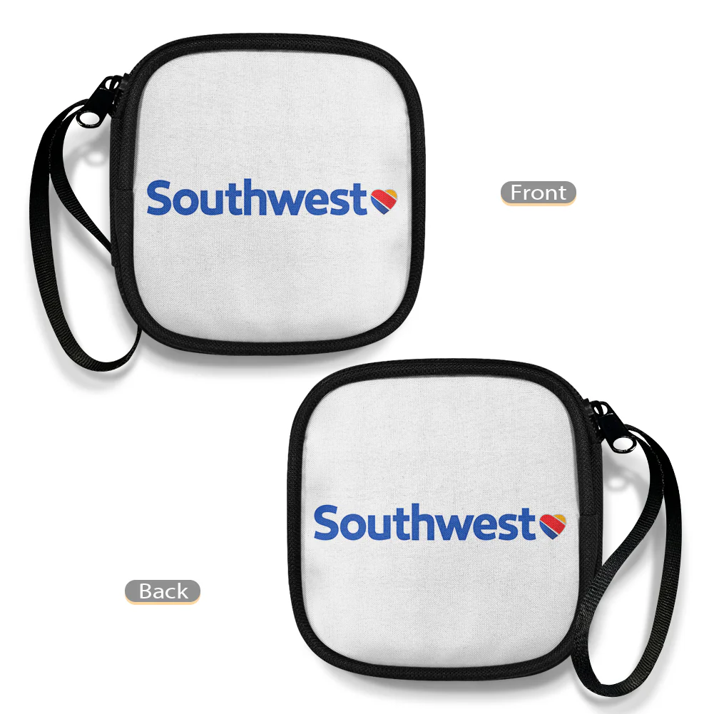 Southwest Airlines Designed Portable Headphone Bag - Image 4