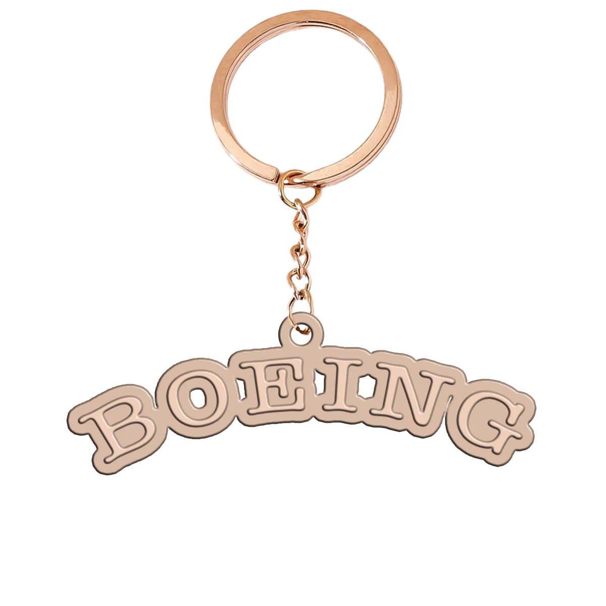 Special BOEING Text Designed Hollow Key Chains - Image 3