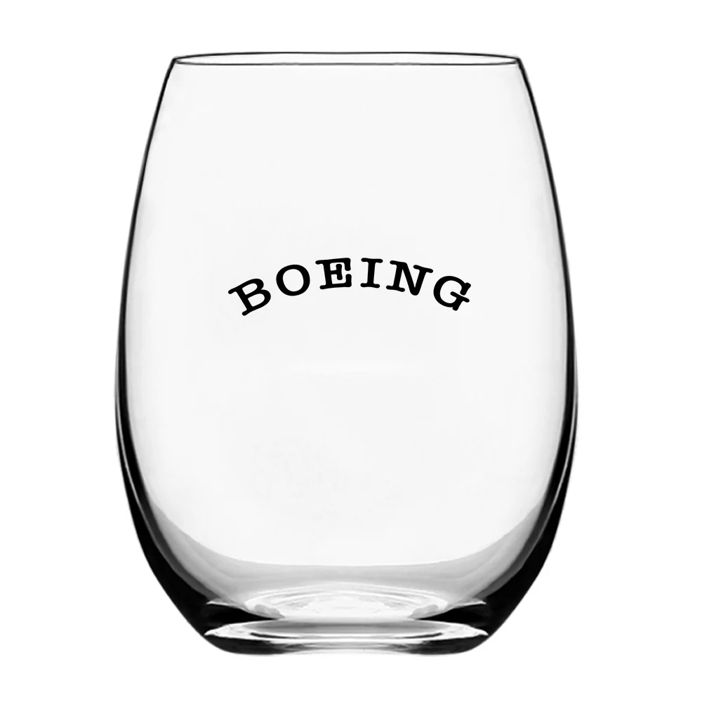 Special BOEING Text Designed Water & Drink Glasses - Image 2