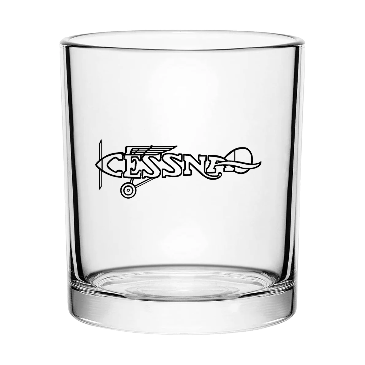 Special Cessna Text Designed Special Whiskey Glasses - Image 2
