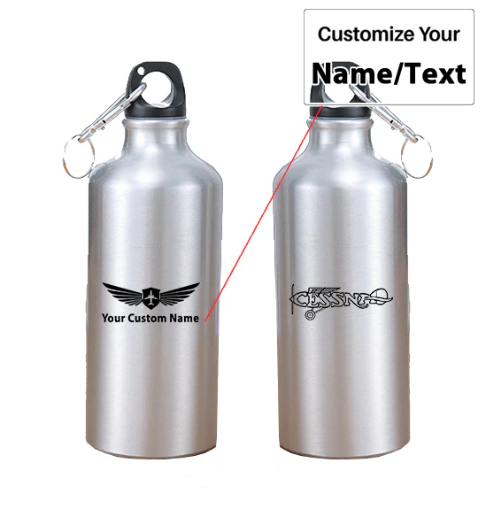Special Cessna Text Designed Thermoses