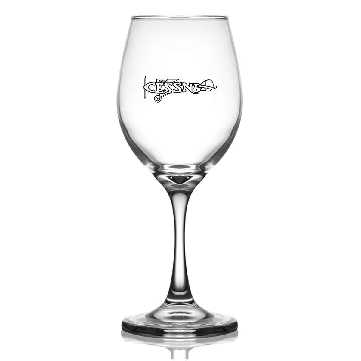 Special Cessna Text Designed Wine Glasses - Image 2