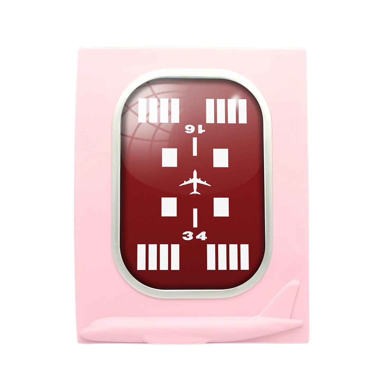 Special Runway-Red Designed Airplane Window Photo Frame - Image 3