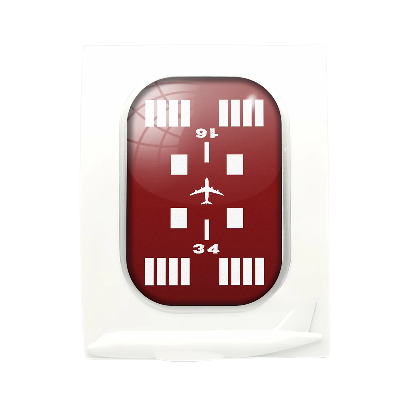 Special Runway-Red Designed Airplane Window Photo Frame - Image 4