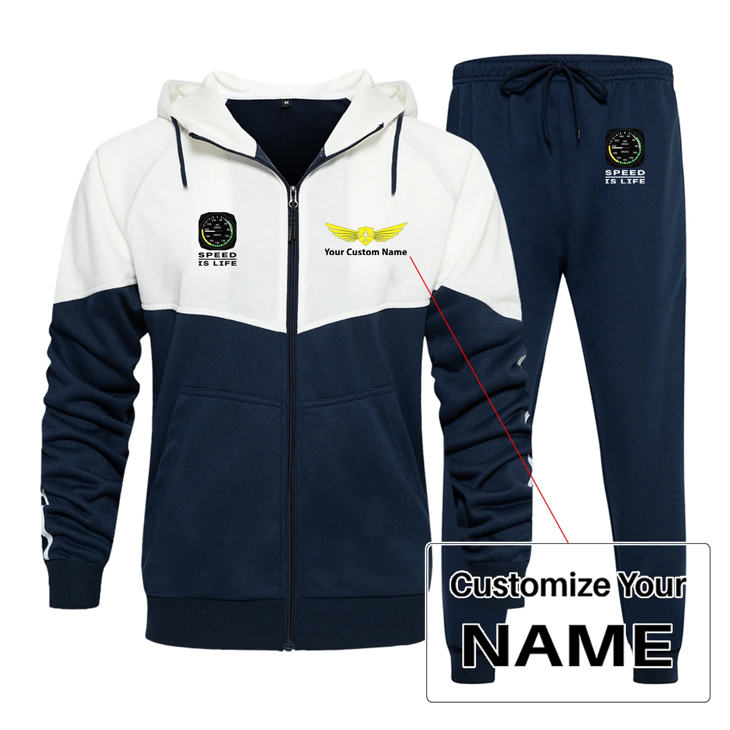 Speed Is Life Designed Colourful Z. Hoodies & Sweatpants - Image 3