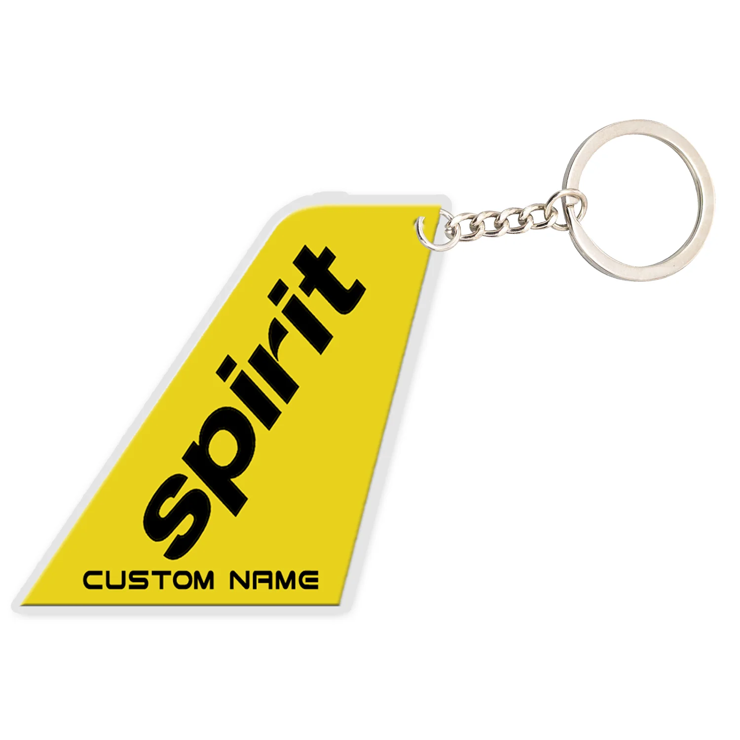Spirit Airlines Designed Tail Key Chains - Image 2