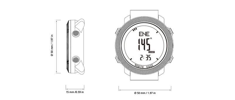 Sport Digital Running Swimming Military Army Men's watches - Image 15