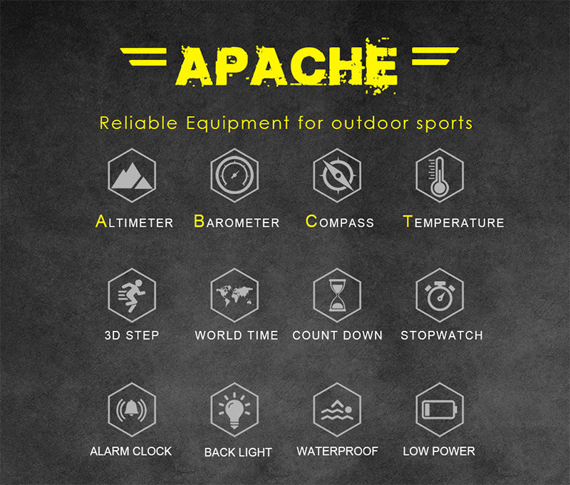 Sport Digital Running Swimming Military Army Men's watches - Image 16