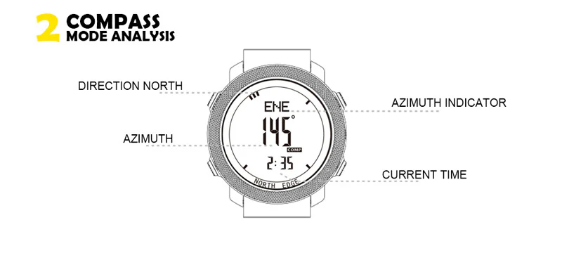 Sport Digital Running Swimming Military Army Men's watches - Image 9
