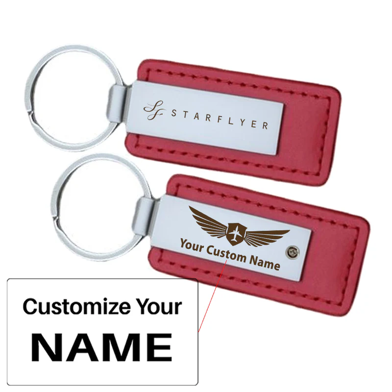 StarFlyer Airlines Faux Leather Key Chains - Image 17