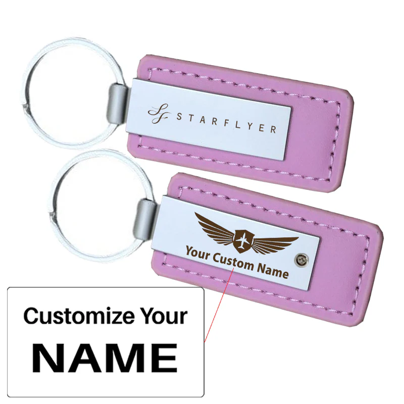 StarFlyer Airlines Faux Leather Key Chains - Image 5