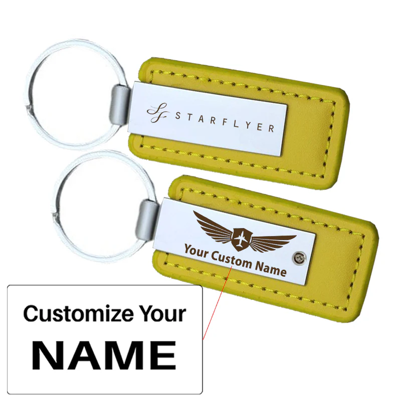 StarFlyer Airlines Faux Leather Key Chains - Image 9