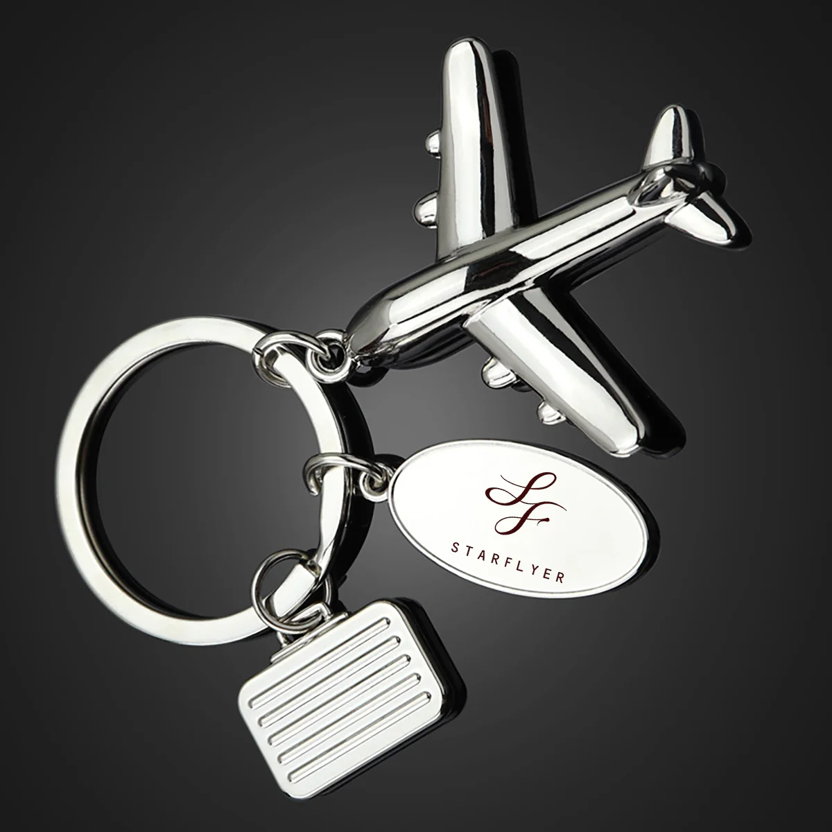 StarFlyer Airlines Designed Suitcase Airplane Key Chains