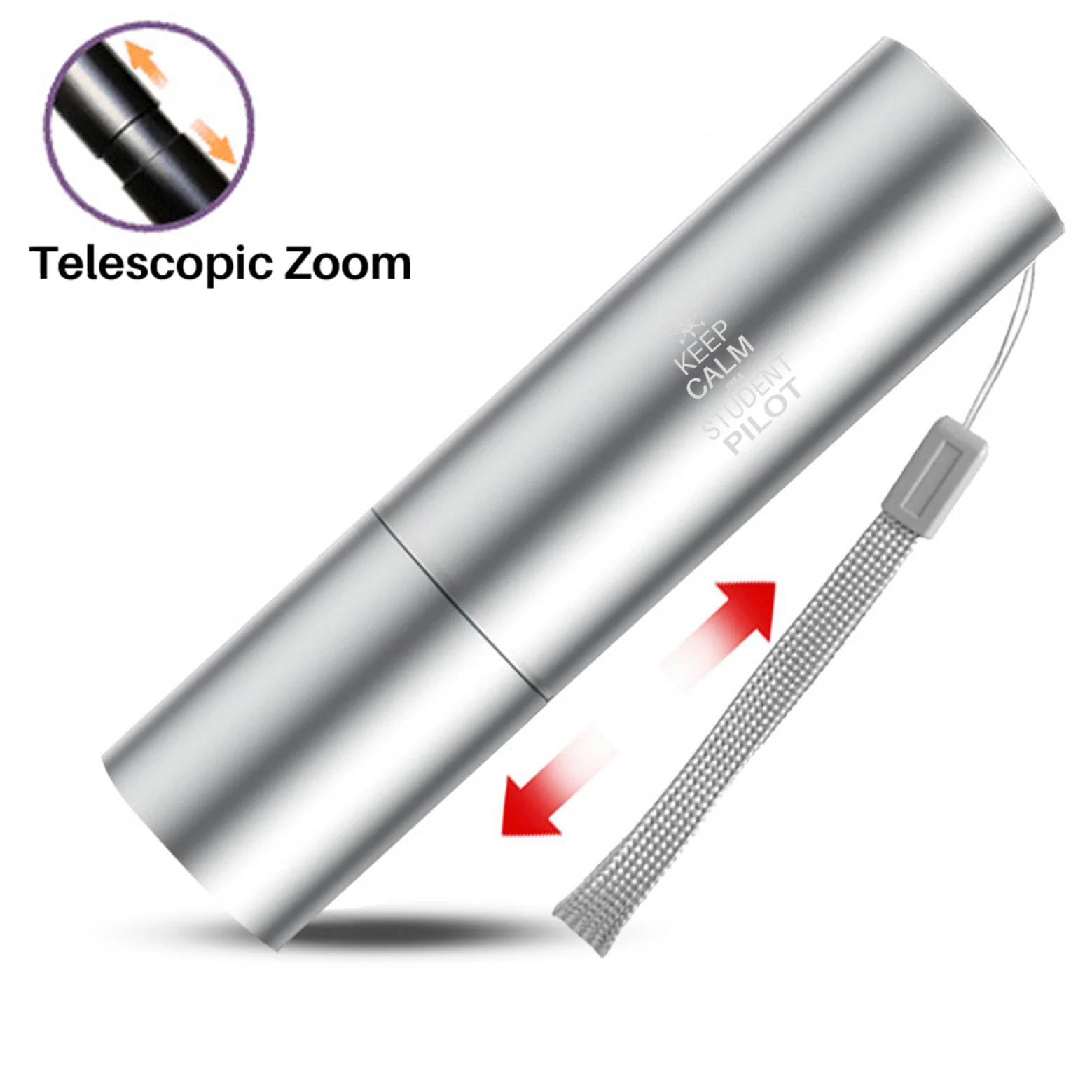 Student Pilot (Cessna) Designed Mini LED Emergency Flashlight - Image 4